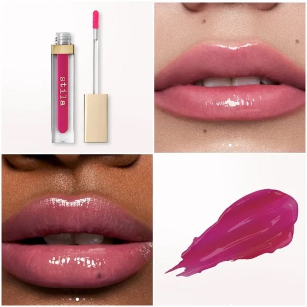 Lot Of 2 Stila Beauty Boss Lip Gloss - Empowering + Best Practice 0.11 oz - NIB - Picture 6 of 12